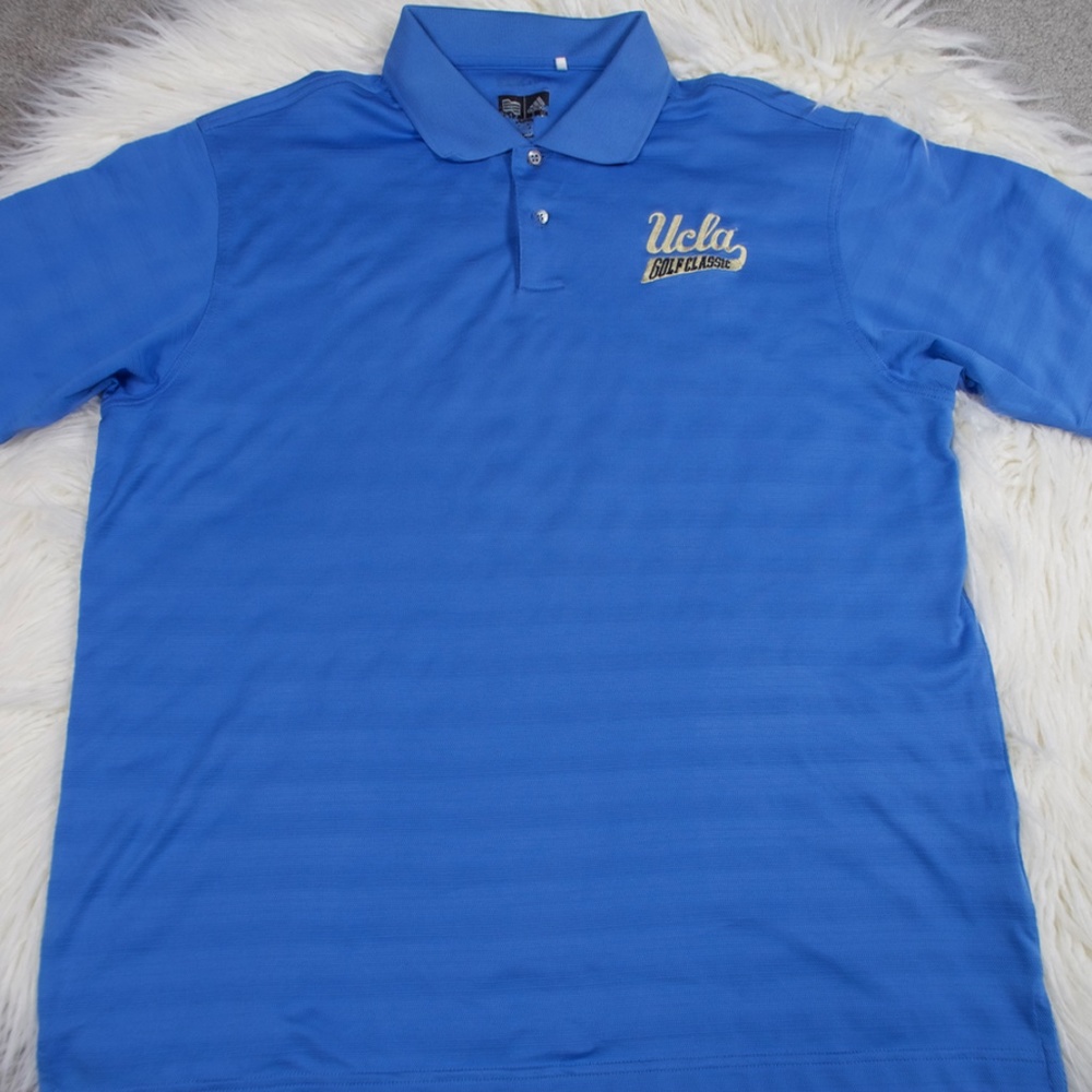 UCLA ADIDAS Blue Golf Classic Clima Cool Polo
